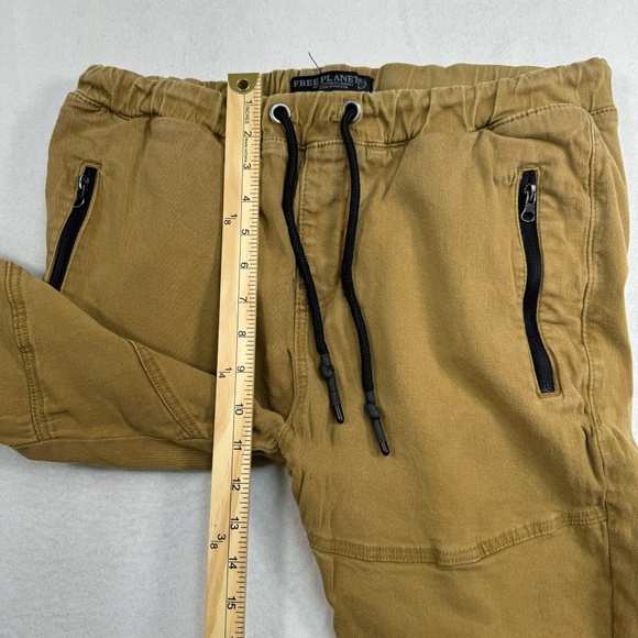Free Planet Joggers Mens Size XL Tan Pull On Drawstring - Picture 10 of 15